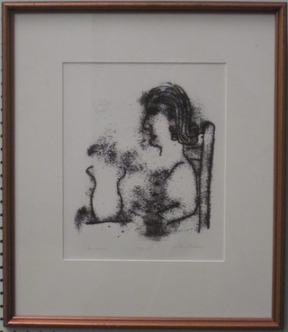 John Snow, lithograph "Indgeu" 11" x 9"