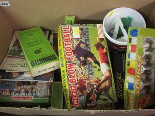 A collection of boxed Subbuteo figures etc