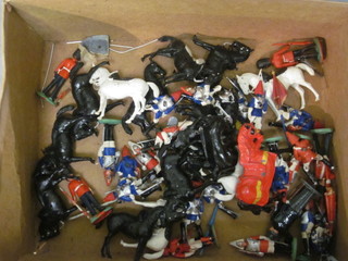 A collection of various toy soldiers
