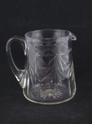 A Waterford cut glass water jug 5 1/2"