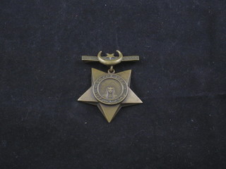 A bronze Khedives Star