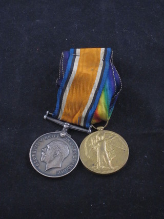 A pair comprising British War medal and Victory medal to 10764 Corporal F H Francis The Norfolk Regt.