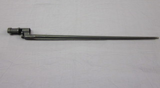 A socket bayonet with 16 1/2" blade
