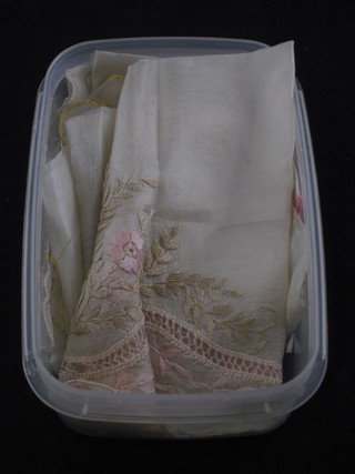 6 ladies silk handkerchiefs