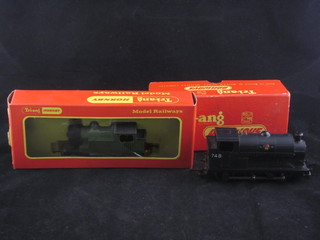 A Triang tank engine R153 and a Triang Hornby tank engine  R355G