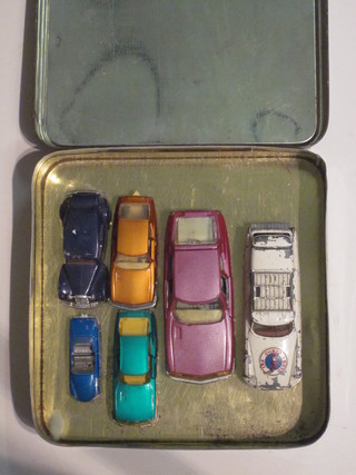 A Corgi model Citroen car and 5 others
