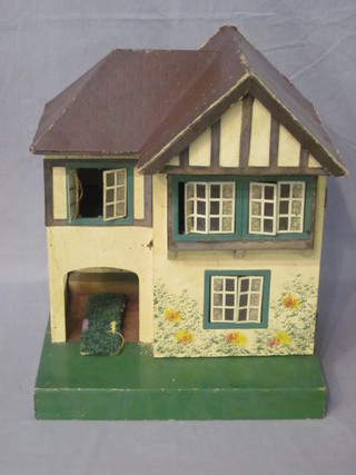 A childs 1930's dolls house