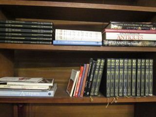 A collection of books some relating to Antiques