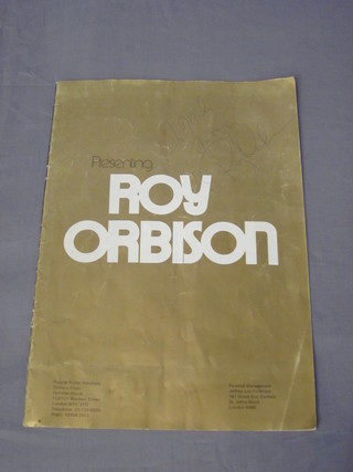 1 volume "Presenting Roy Orbison" signed to Mick from Roy  Orbison