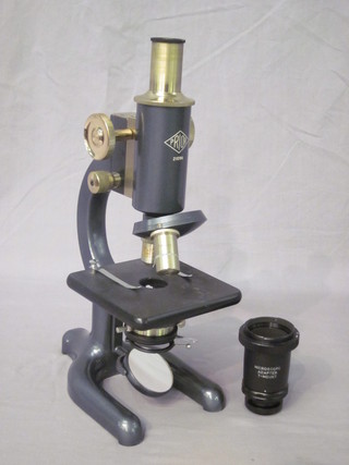 A Prior single pillar microscope no. 21096
