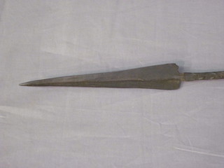 An Eastern spear with 8" blade