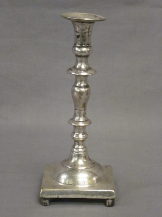 A metal candle stick 9"