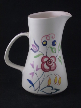 A Poole Pottery jug, the base marked Poole England LE, 7"
