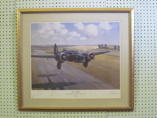 After Michael Turner, a limited edition coloured print "First  Flight" signed in the margin by Graham Warner and John Romain 16" x 19"