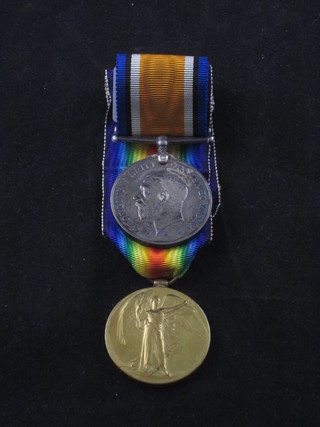 A pair British War medal and Victory medal to T F - 4793 Pte. F  H Jackson Royal West Kent Regt.
