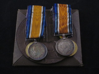 A family group, comprising British War medal and Victory  medal and Death plaque to G-19042 Pte. Edwin Turner East  Kent Regt., British War medal to R-19093 Pte. R Turner Kings  Royal Rifle Corps, Victory medal to 3540 Pte. H Turner North Devon Fusiliers