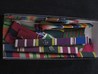 A collection of medal ribbons