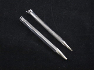 A silver cased propelling pencil, London 1946 and 1 other