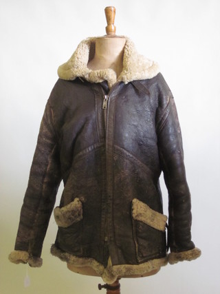A leather Irving style jacket