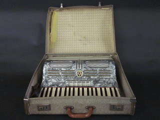 An accordion with 120 buttons