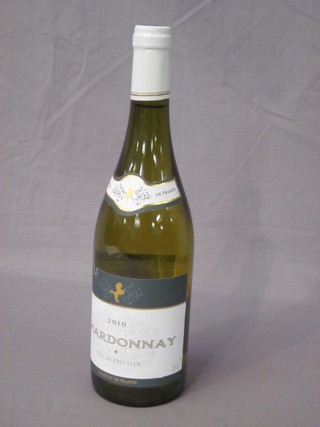 6 bottles of 2009 Chardonnay Vin de Pays D'oc wine