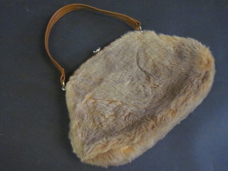 A lady's fur handbag