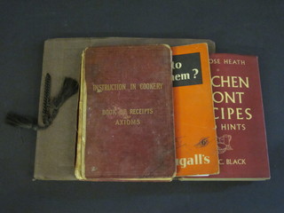 A C Black, 1 volume "Kitchen Front West Please", 1 volume  "What To Give Them", 1 volume "Instructions in Cookery Book  of Recipes and Axions" together with a black and white  photograph album containing photographs of the 1924 British  Empire Exhibition
