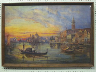 Arthur Robertson, watercolour "The Grand Canal Venice" the reverse labelled Arthur Robertson September 1908, 18" x 27"  60-90