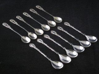2 sets of 6 Continental silver plated teaspoons