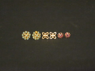 A collection of various earrings