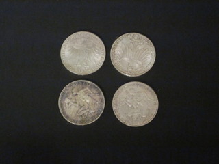 4 1972 Munich Deutsche Olympic coins