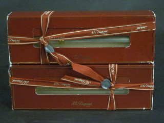 2 Dupont fountain pens, boxed