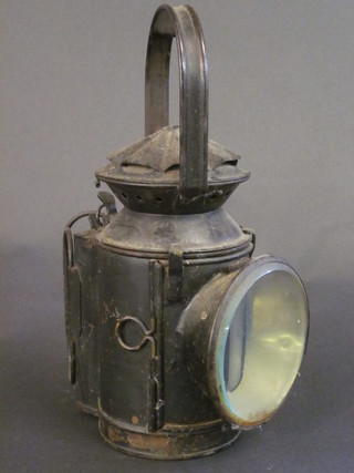 A British Railways South metal hand lantern