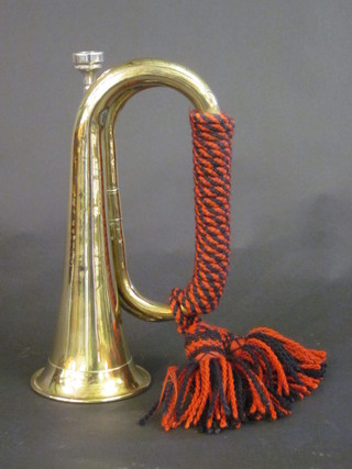 A brass bugle