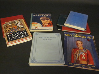 A small collection of books relating to Royalty etc