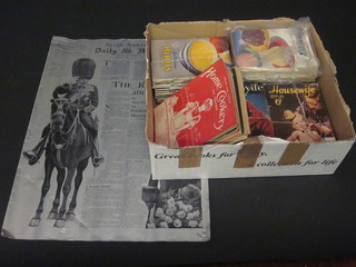 Various 1910 editions of Home Cookery and various 1940's  editions of House Wife Magazine together with a Daily mail  Silver Jubilee copy 6-5-1935