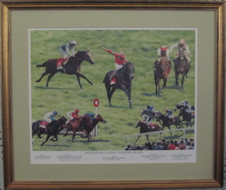 Mark Graham, a coloured photograph "The English Classic  Winners 1996" limited edition, signed 12" x 15"