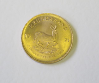 A 1971 gold Krugerrand