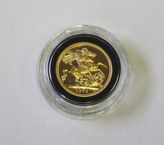 An Elizabeth II 1979 gold proof sovereign