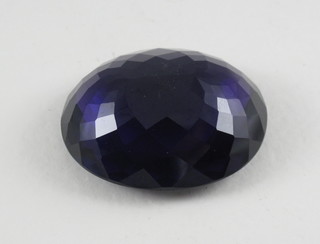 A large oval cut amethyst, approx 270cts