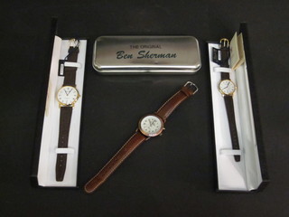 A Ben Sherman wristwatch together with 2 Pringle wristwatches