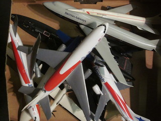 A collection of model aircraft