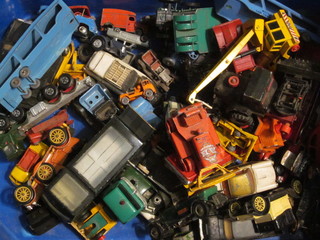 A collection of Dinky and other toy cars