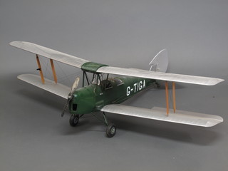 A model Tiger Moth aircraft 47" long   ILLUSTRATED
