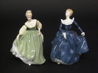 A Royal Doulton figure - Fair Lady HN2193 and 1 other -  Fragrance HN2334