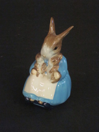A Royal Albert Beatrix Potter figure - Mrs Rabbit and Babies