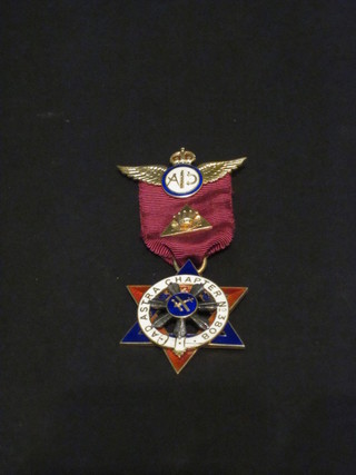 A silver gilt and enamelled founder's jewel, Founding Z for Adastra Chapter no. 3808