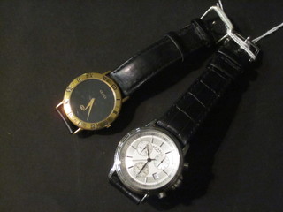 A wristwatch marked Gucci and a Rotary chronograph