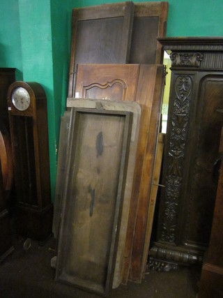 A French fruitwood armoire 54", dismantled