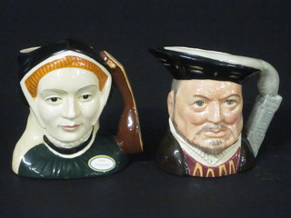 A Royal Doulton character jug - Anne Seymour and 1 other Henry VIII 4"